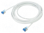 Patch cord | U/FTP | Cat: 6a | RJ45 plug,both sides | stranded | Cu | 3m