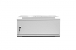 Wall-mounted network cabinet 19" 4U rack 600x450, solid door, gray, undivided, folded, 60kg