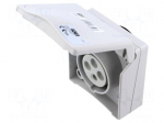 Connector: AC supply 3-phase | socket | female | 16A | 415VAC | Design