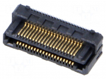 Connector: PCB to PCB | socket | hermaphrodite | PIN: 40 | LSHM | 2A | SMT