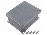 Enclosure: multipurpose | X: 115mm | Y: 140mm | Z: 61mm | aluminium