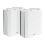Routers Asus  | Tri-band WiFi 7 Smart AiMesh Extendable Router | ZenWiFi BT8 (2pk) | 802.11be | 14000 Mbit/s | Ethernet LAN (RJ-45) ports 4 | Mesh Support Yes | MU-MiMO Yes | 4G/5G | Antenna type Internal | 1