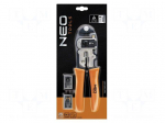 Tool: for crimping | RJ11  connectors,RJ45  connectors | 195mm