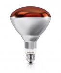 PHILIPS BR125 IR 150W E27 230-250V Red 1CT/10 spuldze 923211843801 8711500575203