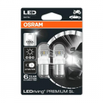 LED bulbs P21/5W, 2W, 12V, 6000K, LEDriving Premium SL series