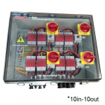 PV Combiner Box, DC 10in-10out, IP66