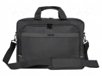 Laptop bag | KUDU | 15.6" | black | poliester 1680D | Dim: 285x90x390mm