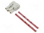 Connector: HDC | contact insert | female | MIXO | PIN: 4 | 40A | 600V
