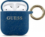 Headphone case Guess - AirPods Silicone Case Blue