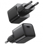 Adapter Joyroom  Fast wall charger USB Type C 20W Power Delivery Quick Charge 3.0 AFC black (L-P202 Black