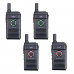 Kit of 4 portable radio stations PNI PMR R10 PRO, 446MHz, 0.5W, 16 programmable channels, 16 PMR and 50 CTCSS and 104 DCS tones, Monitor, Scan