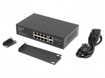 Switch Ethernet | Fast Ethernet,Gigabit Ethernet | black | 1Gbps