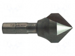 Countersink | high speed steel | hexagonal | 1/4"