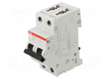 Circuit breaker | 400VAC | 400VDC | Inom: 2A | Poles: 2 | Charact: Z | 10kA