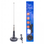 CB antenn LED-valgustusega ja magnetalusega : 26&ndash;28 MHz : 500 W : k&otilde;rgus 900 mm : LED20-BM