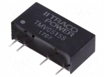 Converter: DC/DC | 1W | Uin: 4.5&divide;5.5V | Uout: 15VDC | Iout: 65mA | SIP7