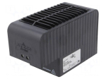 Blower heater | 1kW | IP20 | for DIN rail mounting | 152.5x88x66mm