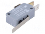 Microswitch SNAP ACTION | with lever | SPDT | 16A/250VAC | ON-(ON)