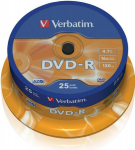 Blank DVD-R AZO Verbatim 4.7GB 16x 25 pack Spindle