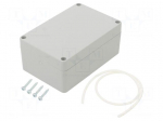 Enclosure: multipurpose | X: 70mm | Y: 105mm | Z: 45mm | ABS | light grey