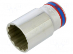 Socket: 12-angles | socket spanner | 36mm | 1/2" | long