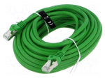 Patch cord | S/FTP | Cat: 6a | RJ45 plug,both sides | wire | OFC | 15m