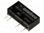 Converter: DC/DC | 1W | Uin: 4.5&divide;5.5VDC | Uout: 15VDC | Iout: 67mA | SIP7