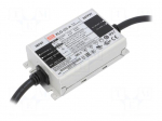 Power supply: switched-mode | LED | 25W | 22&divide;54VDC | 250&divide;1050mA | IP67