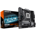 Gigabyte B850M EAGLE WF6E | Processor family AMD | Processor socket AM5 | DDR5 | Supported hard disk drive interfaces SATA