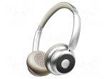 Headphones | silver | Jack 3,5mm,USB C socket | wireless | 10m | 32&Omega;