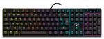 Keyboard SVEN Backlight mechanical USB blue switches, LED, 104k