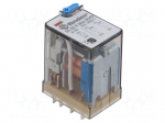 Relay: electromagnetic | DPDT | 6VDC | Icontacts max: 10A | socket