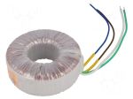 Transformer: toroidal | 200VA | 230VAC | 24V | 8.333A | 1.9kg | &Oslash;: 115mm
