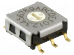 Encoding switch | HEX/BCD | Pos: 16 | SMT | Rcont max: 100m&Omega; | 1.96Ncm