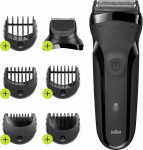 Braun Shaver | 300BT Series 3 | Operating time (max) 30 min | NiMH | Black