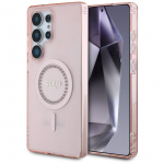 Other goods Guess Guess Rhinestones Printed Classic Logo MagSafe Samsung Galaxy S25 Ultra Case Pink