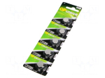 Battery: lithium | 3V | CR1220,coin | Batt.no: 5 | &Oslash;12x2mm | 35mAh