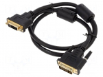 Cable | DVI-D (24+1) socket,DVI-D (24+1) plug | single link