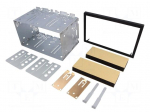 Universal mounting half frame | 2 DIN | Citro&euml;n,Ford,Mercedes