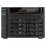Asustor LOCKERSTOR 8 Gen3 NAS Desktop AMD Ryzen V3C14 16 GB DDR5 ADM Black