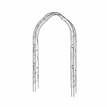 GARDEN ARCH 145X37.5X260CM