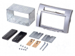 Radio frame | Toyota | 2 DIN | silver