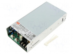 Power supply: switching | for building in,modular | 500W | 48VDC