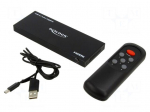 Switch | HDMI 2.1,Ultra High Speed | LED status indicator | black