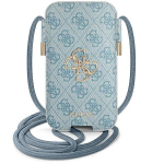 Guess Torebka GUPHL4GMGBL 6,7" blue hardcase 4G Big Metal Logo