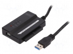 USB to SATA adapter | USB A plug,IDE 40pin,SATA socket | 5Gbps