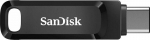 SanDisk Ultra Dual Drive Go 256 GB, USB flash drive (black, USB-A 3.2 Gen 1, USB 3.2 C gene 1)
