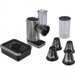 WMF K&Uuml;CHENminis vegetable cutter salad-to-go, chopper (stainless steel/black, 150 watts)