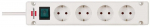 Brennenstuhl Bremounta 4-way power strip (white, 1.5 meters)