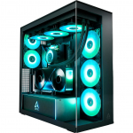 Arctic Xtender VG (black, tempered glass x 2, clear glass)